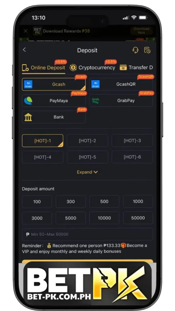 Deposit 2 BetPK Deposit Guide 1