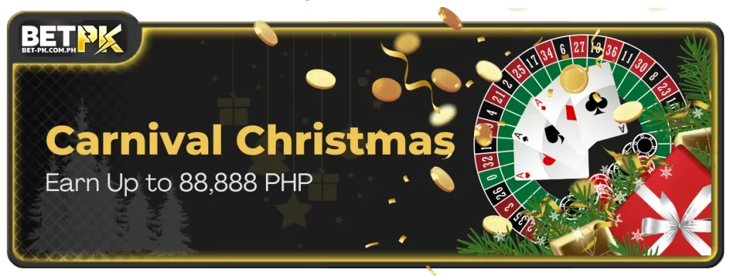 BetPK's Carnival Christmas Promo: Earn Up to 88,888 PHP Today! 1 Celebrate Carnival Christmas Season with 88,888 PHP at BetPK!