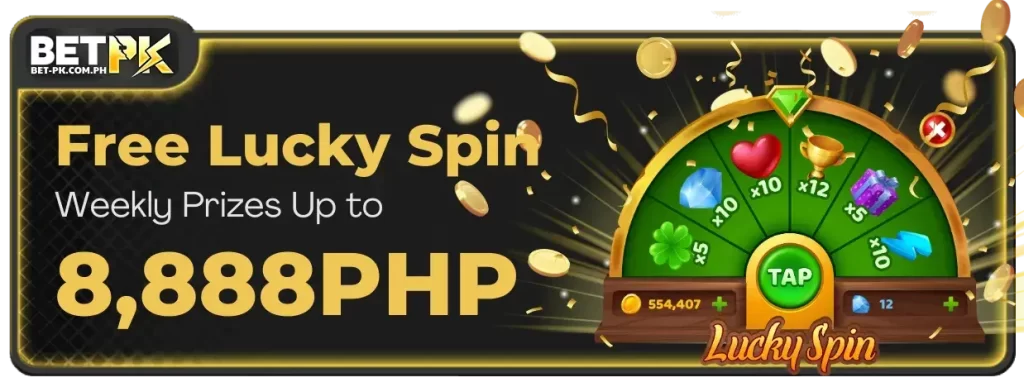 BetPK’s Free Lucky Spin: Weekly Prizes Up to 8,888.00! 1 Spin to Win: Free Lucky Spin at BetPK with 8,888.00 Top Prize